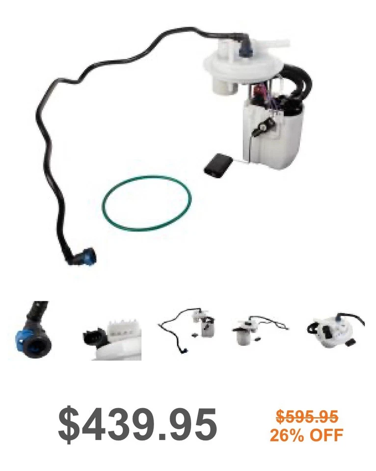 Bomba de combustible eléctrica de gasolina FG1293 Delphi para Chevy Chevrolet Malibu Pontiac G6 Aura Foto 2 de 4