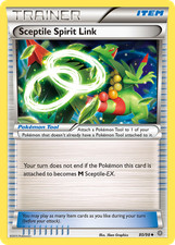 SCEPTILE SPIRIT LINK 80/98 UC ANCIENT ORIGINS POKEMON NM/M
