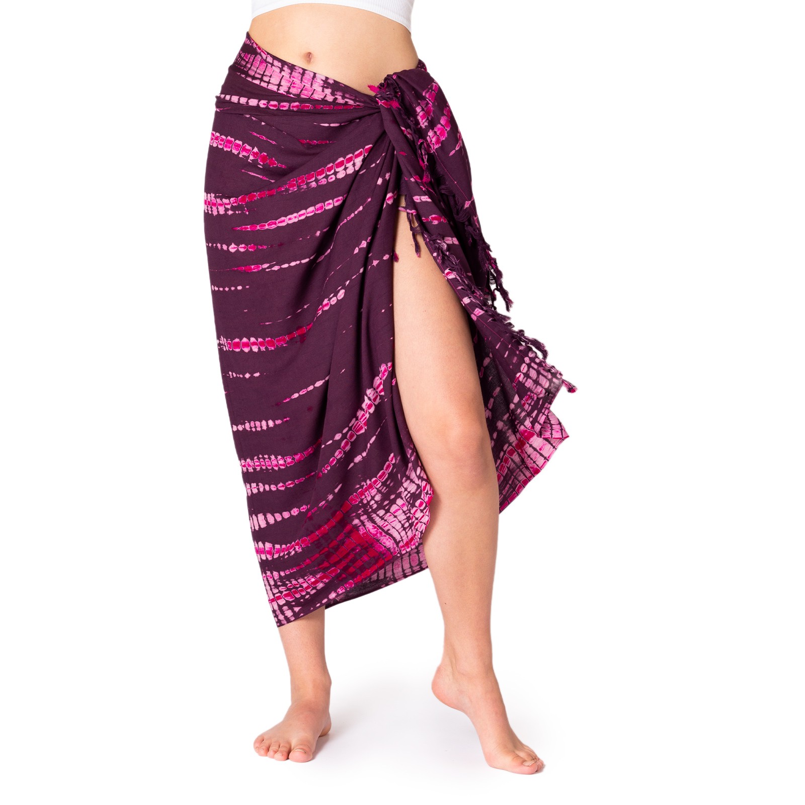 PANASIAM Tie-Dye Sarong Sundance - Vestido cruzado Pareo Vestido de playa Lunghi