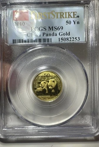 2010 Chinese Gold Panda 1/10 oz — photo from the most recent tracked eBay sale