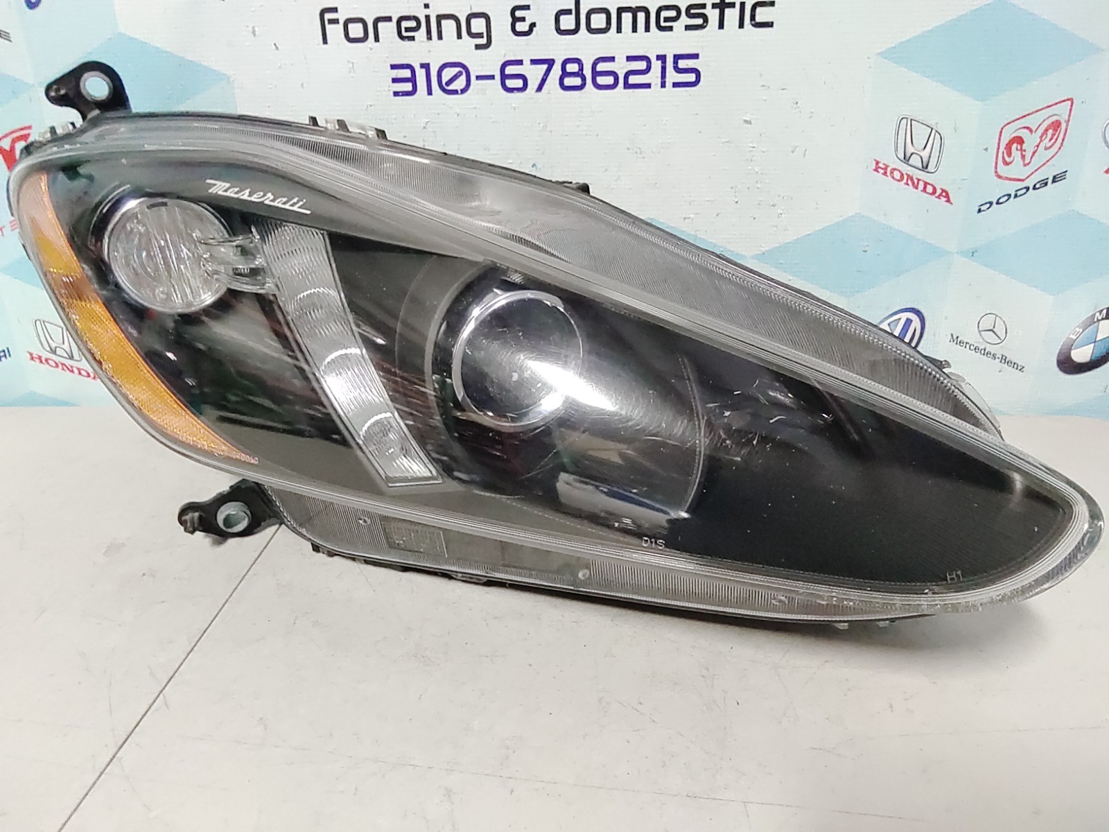 2013 MASERATI GRANTURISMO GT XENON HEADLIGHT RIGHT OEM 2014 2015 2016 2017