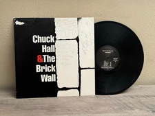 CHUCK HALL THE BRICK WALL  PRIVATE LABEL HARD ROCK AOR SIGNED AUTOGRAPHED LP NM