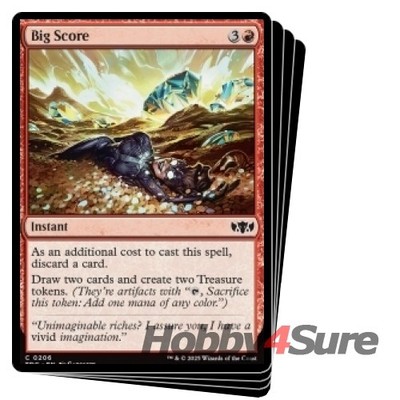 Big Score X4 M/NM Magic: The Gathering MTG Tarkir: Dragonstorm Commander