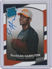 Daesean Hamilton 2018 Panini Rookie Premiere Rated Rookie Personal Edition Rc Au