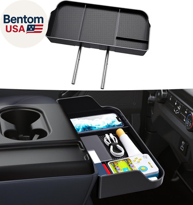 Front Center Console Organzier Headrest Tray Compatible with 2011-2025 Ford F150