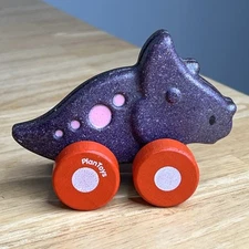 Dino Car by Plan Toys - Rolling Toy Car - Dinosaur PlanToys TH 080514