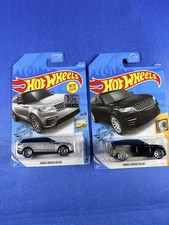 Lot Of 2 Hot Wheels Range Rover Velar Black/Silver The Silver 1 Is Factory Sld
