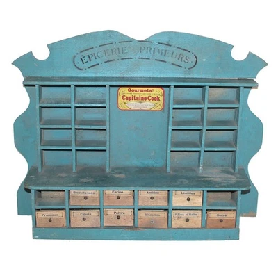 Jouet ancien - Épicerie Primeurs de poupée en bois - Début XXe siècle - Photo 1/4