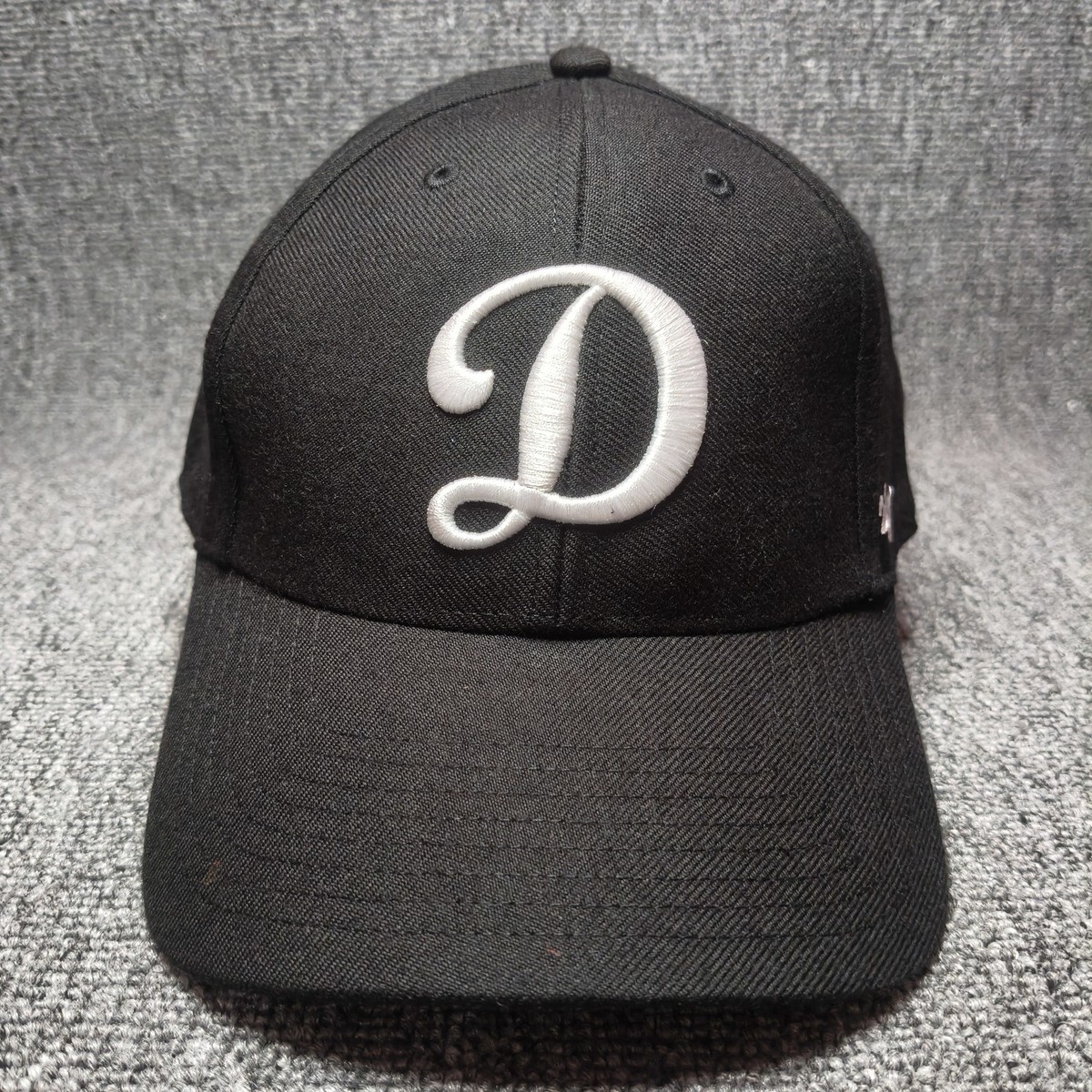 47 Brand Detroit Tigers Black Snapback Hat OSFA Curved Brim