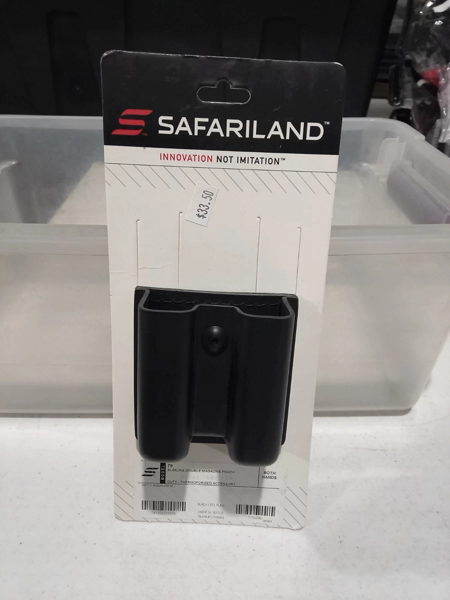 Safariland 77-76-9V - Pochette Double Chargeur Cuir OWB Pour Beretta, H&K, S&W, Sauer