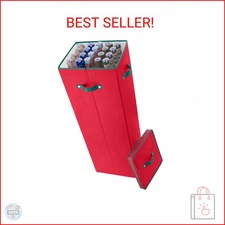 Wrapping Paper Storage Box - Holds 20 Rolls of Gift Wrap - Upright Container wit