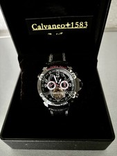 Calvaneo Automatik Armbanduhr Skull 