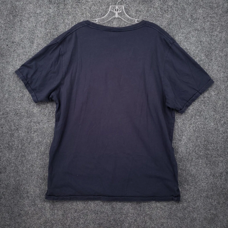 Camiseta Pullover Vintage Company 81 Para Hombre XL Azul Estampado Gráfico Manga Corta Camiseta Foto 2 de 4