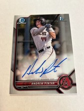 2022 Bowman Chrome Draft Andrew Pintar On Card Auto 1st Diamondbacks 