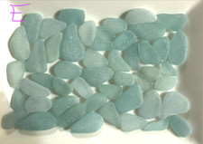 sea glass from japan Surf-Tumbled Beach Glass blue
