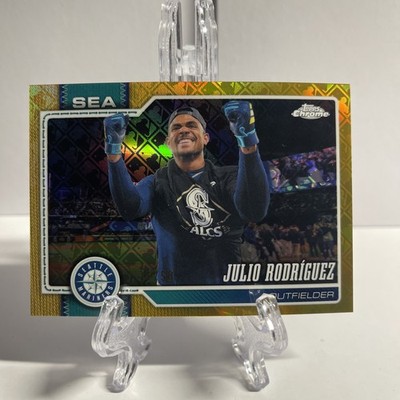 Julio Rodriguez 2026 Topps Chrome LogoFractor  Image Variation Gold /50 