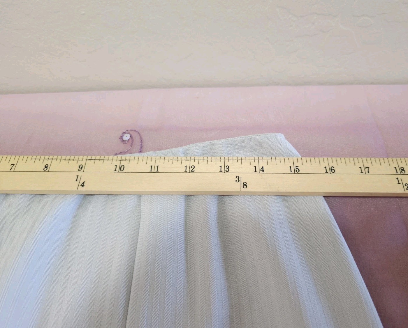 VTG KC Spencer 2pc Suit SET Pleated Skirt & Jacket 10 Medium Lt Gray Pinstriped