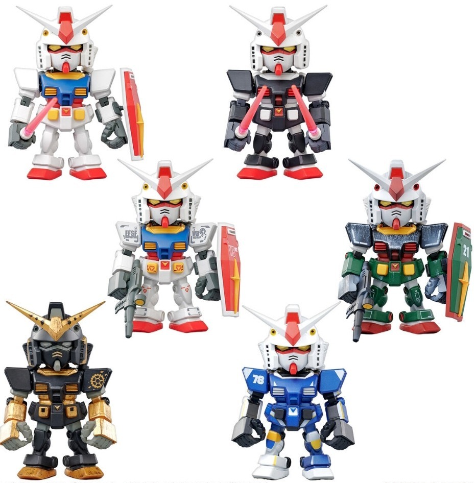 Qmsv mini rx78-2 gundam 1 box (8 pieces) | eBay