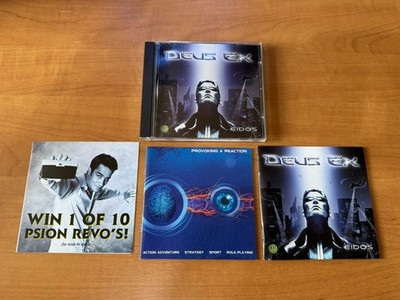 Deus Ex PC Big Box Spiel - nur Hülle, Handbuch und Broschüren - PAL UK