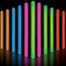 Glow Sticks Bulk Party Pack - 10" Large Glow Sticks - Neon Accessories Light Sti