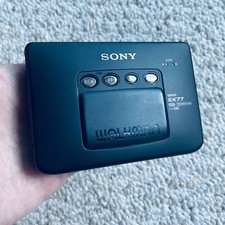Sony EX77 Walkman Cassette Player, Excellent BLK Running, for Repair :
