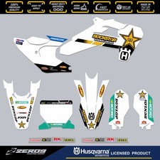 HUSQVARNA 85 MOTOCROSS GRAPHICS MX GRAPHICS KIT DECALS STICKERS TC ROCKSTAR 25