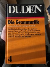 Duden Die Grammatik Band 4 Hardcover Wörterbuch Deutsche Sprache Nachschlagewerk