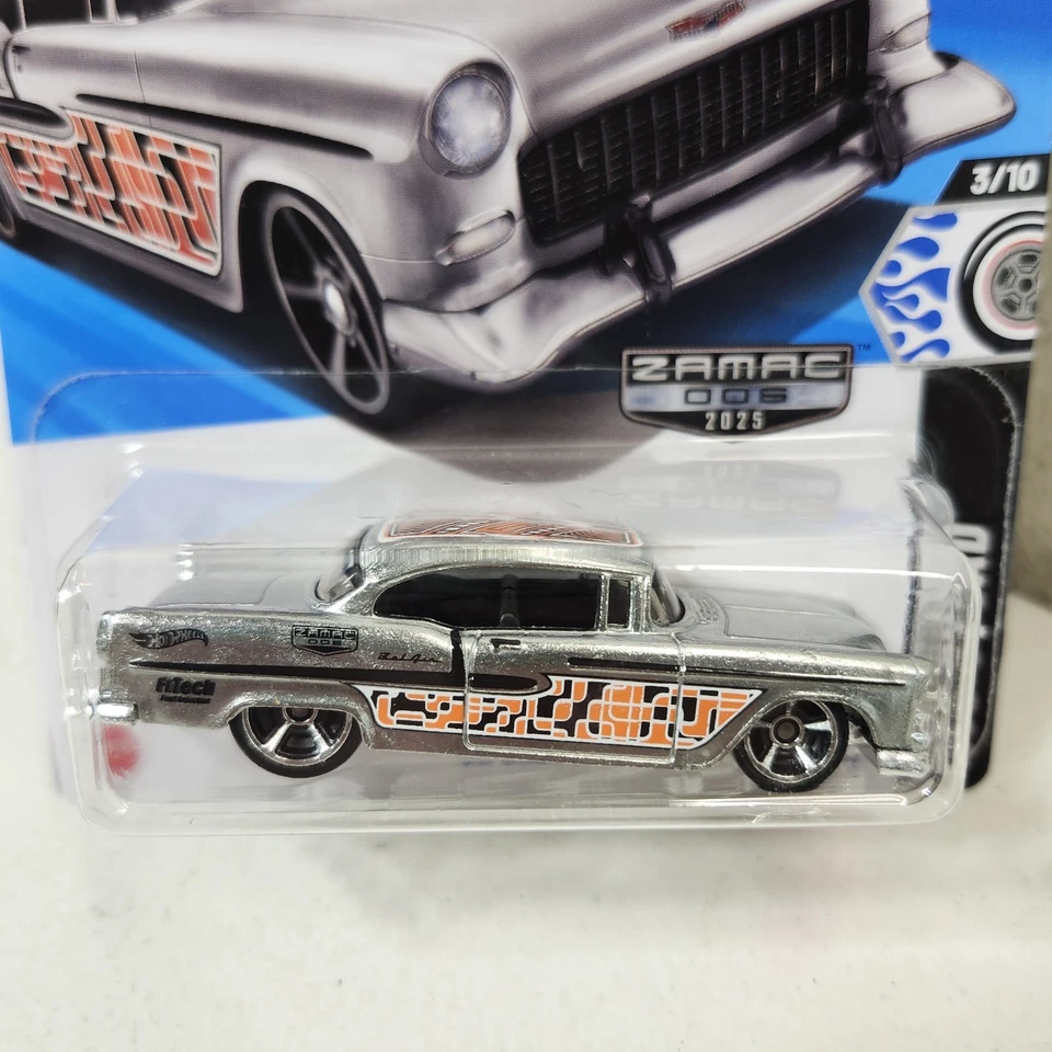 Chevy Zamac 2025 Hot Wheels ’55 Car Rod Squad Walmart exclusivo juguete 1/64 NUEVO Foto 2 de 4