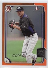 2015 Bowman Prospects Orange 5/25 Emerson Jimenez #BP12 2f9