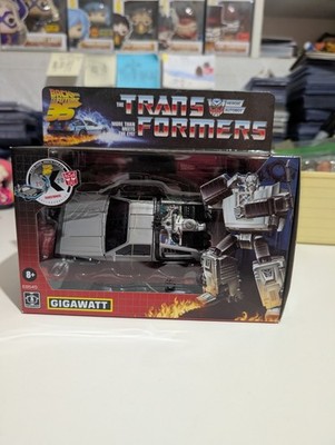 Transformers GIGAWATT Back to the Future 35th Anniversary Delorean (new)