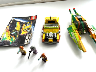 LEGO Star Wars: Bounty Hunter Pursuit 7133 - 100% Complete with Rare Sam Wesell