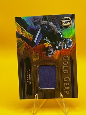 2024 Panini Gold Standard Gold Gear Zay Flowers #4/299 Jersey Number JSY# Patch