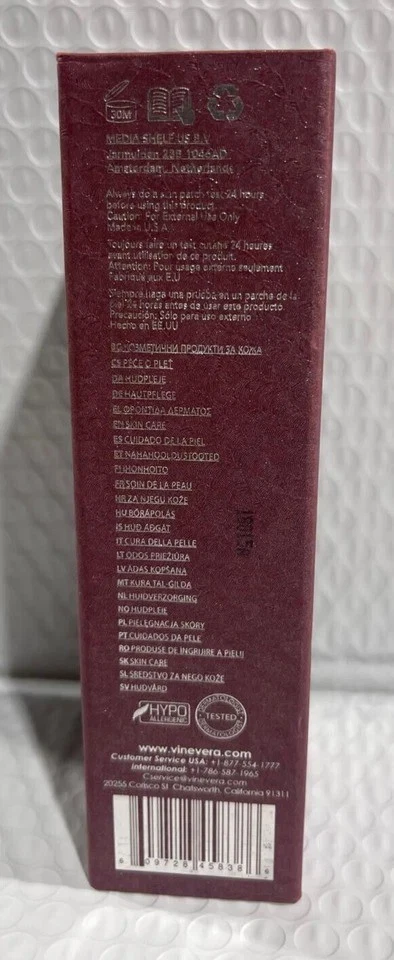 SUERO LONGEVIDAD VERA RESVERATROL PINOT NOIR 30 ml/1 fl. oz. TOTALMENTE NUEVO Foto 4 de 4