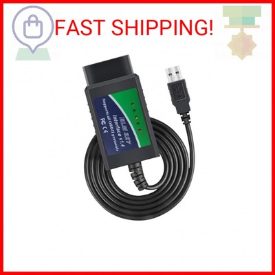 OBD2 Diagnostic Scanner ELM327 V1.4 USB ELM 327 with PIC18F25K80 Chip