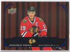 JONATHAN TOEWS  Windy City Blue #/65 2025-26 UD Blackhawks Centennial #140