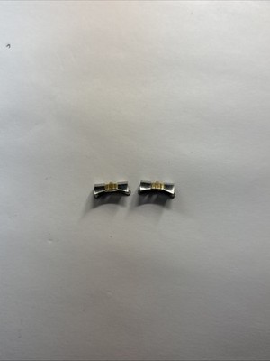 Rolex Two Tone 28mm End Caps 2pcs As Is