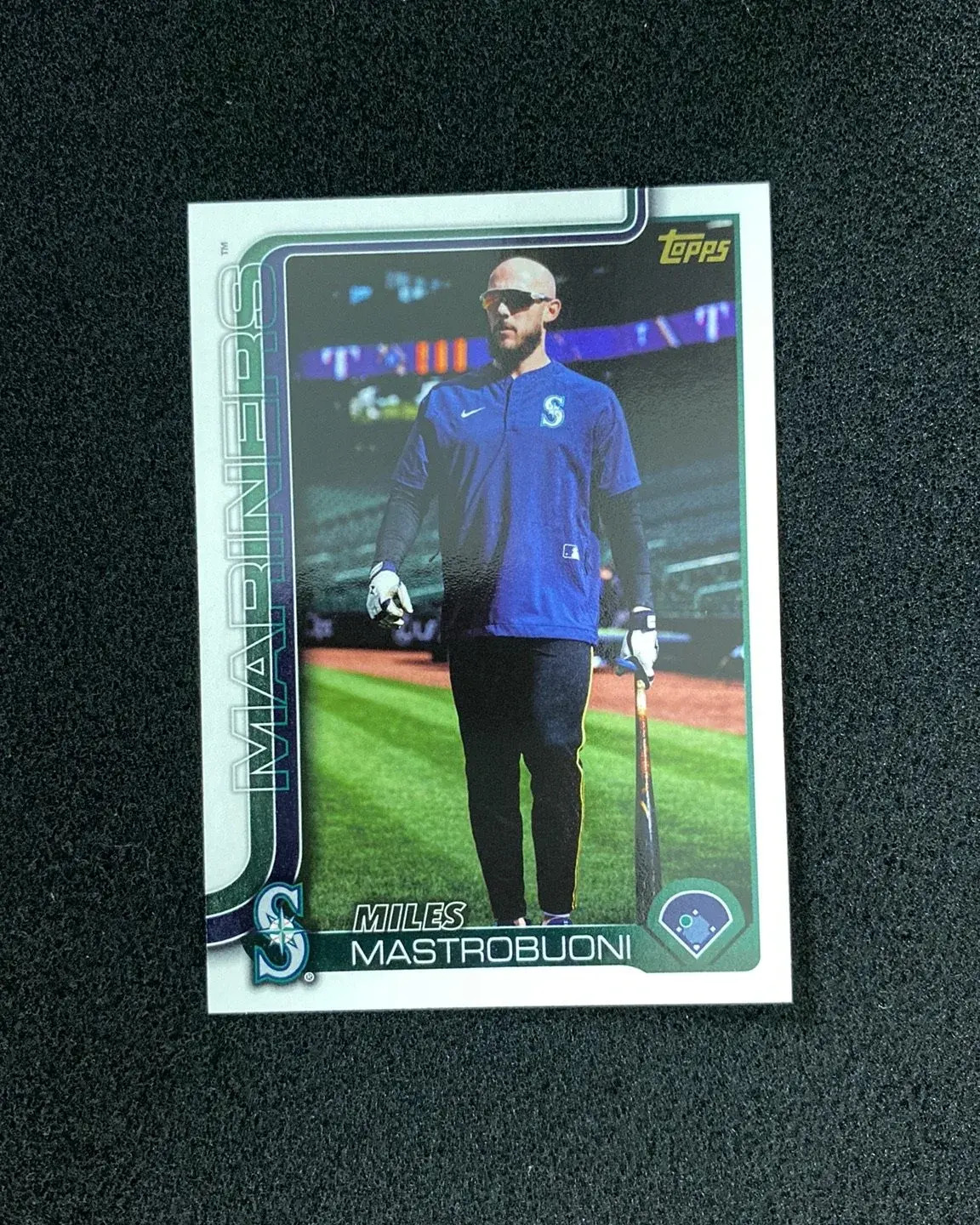2025 Topps Update Series Golden Mirror Variation #US313 Miles Mastrobuoni ZR42