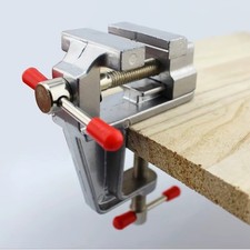UK Mini Bench Vice Clamp 3.5" Aluminium Jewelers Hobby Table Flat Pliers Tool