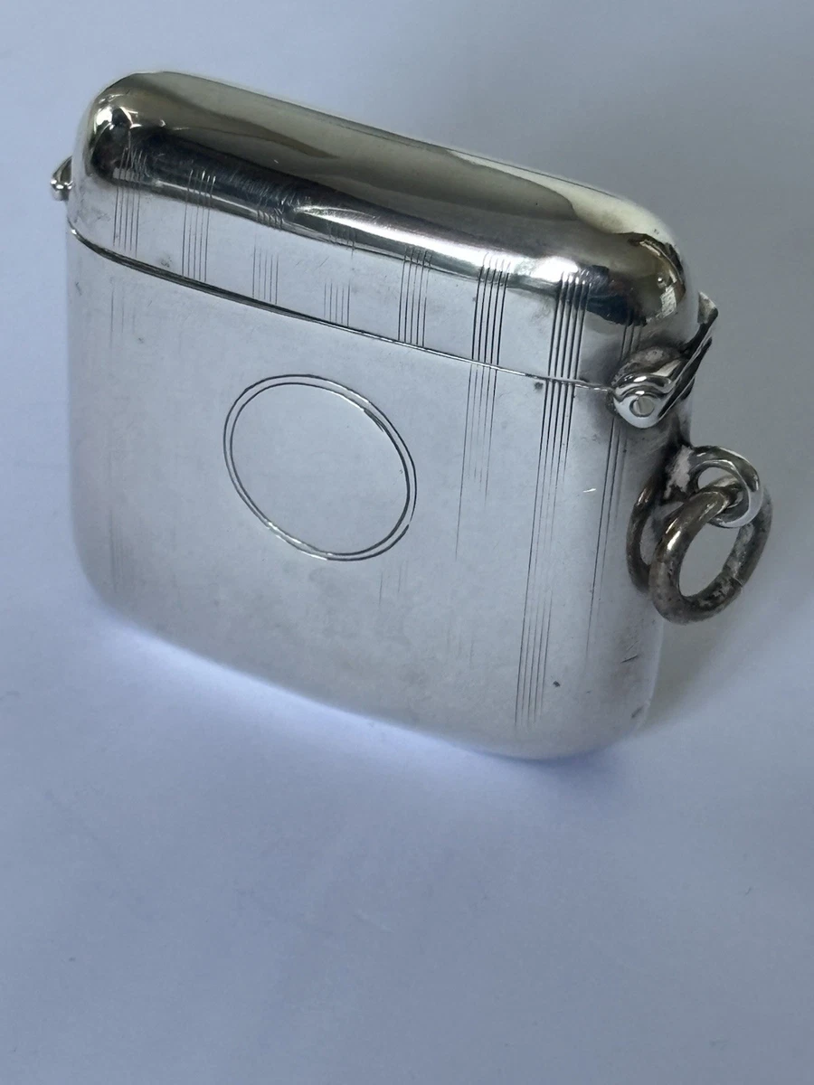 Joseph Gloster in Antique Solid Silver Cigarette & Vesta Cases for