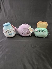NWT Claire  s Exclusive Gund Pusheen Toaster Milk Teapot 6  Plush Lot Squisheen