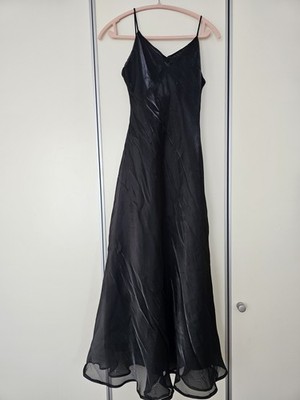 Damen Abendkleid in gr.40 L von Orsay schwarz satin leicht