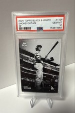 2025 Topps Black & White - Shohei Ohtani #1-SP Sp Image Variation