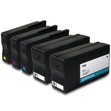 5pk Refilled For Hp 950 951 Cartridges Officejet Pro 251dw 276dw 8100 8600 8610