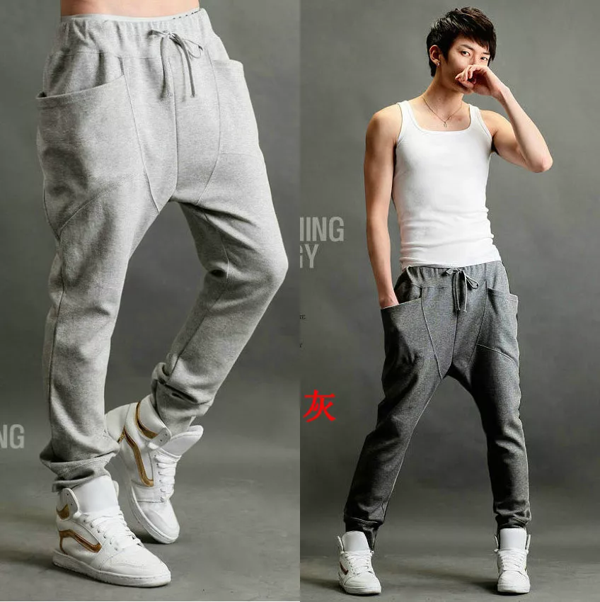 NEW Men Casual Harem Baggy Hip Hop Taper Dance Sport Sweat Pants Trousers  Slacks