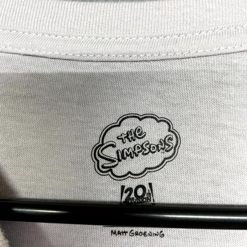 The Simpsons Bart Whatever T-Shirt Boys 2XL Gray Graphic Print Cotton Pullover - Picture 3 of 8