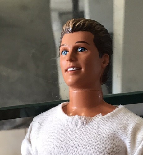 Vintage Ken Moulded Hair 12 Inches Tall Doll 1968 Body 1999 Head Indonesia - Picture 5 of 5