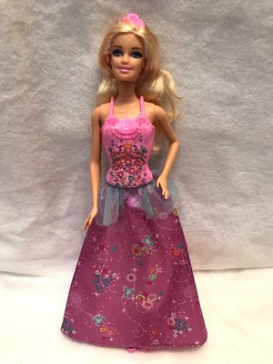Barbie Fairytale Magic Princess Barbie Doll Purple Dress Up Doll