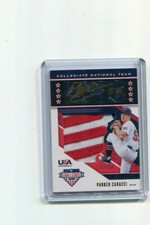 2019 Stars Stripes Black Gold Silhouette Parker Caracci Gold Ink Auto Patch 2/10