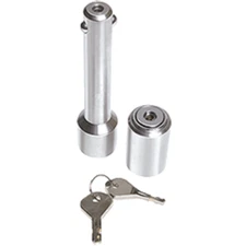 Fulton 7030288 Trailer Hitch Lock for 2" Receiver 5/8" Diameter Stainless Steel