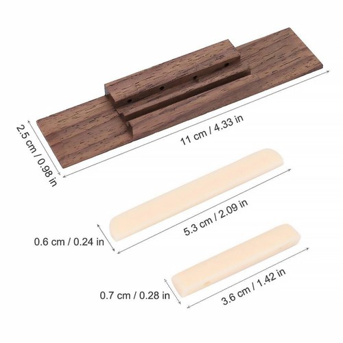 Wooden Smooth Surface Replacement Professional String Instrument Bridge - Picture 9 of 12